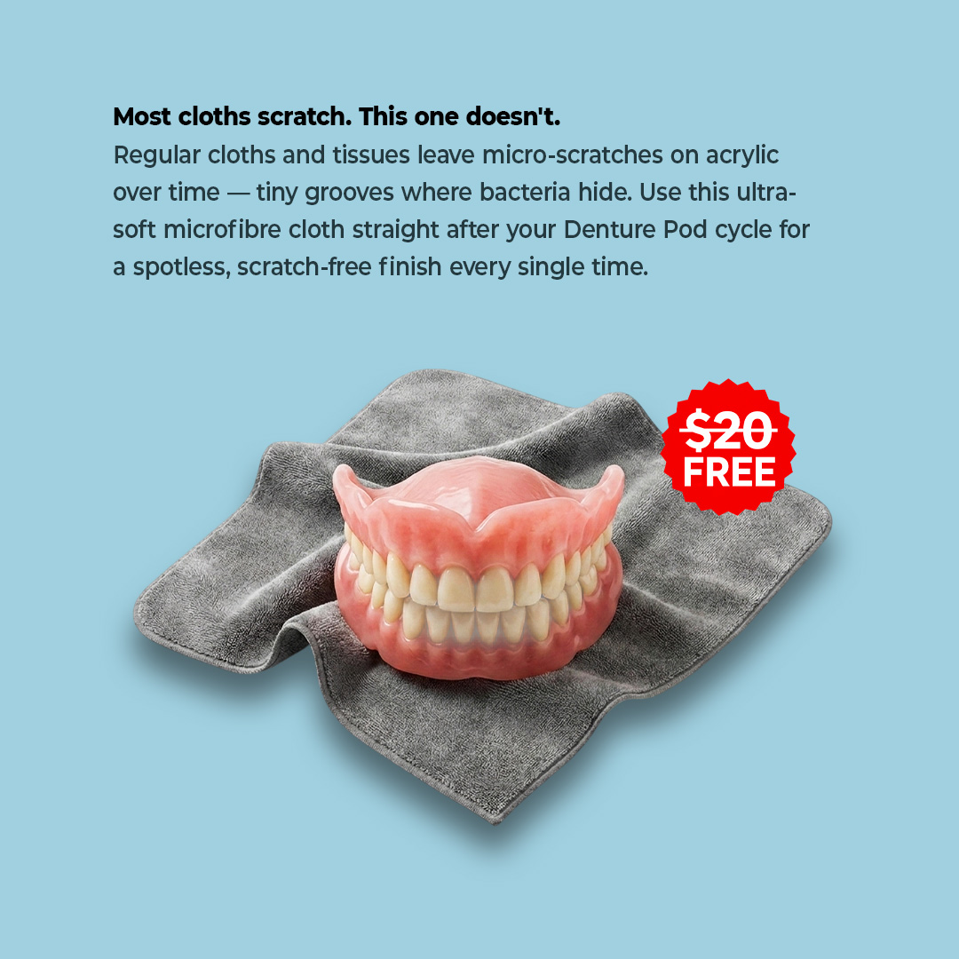 Everheld - The Ultrasonic & UVC Denture Pod + 5 FREE GIFTS