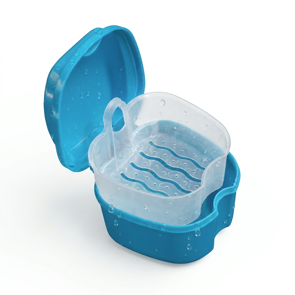 Everheld Denture Storage & Soaking Case
